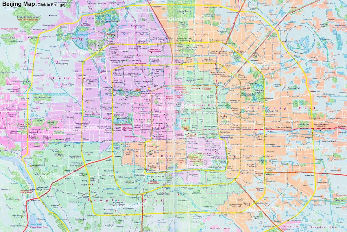 地图的北京地图应用程序