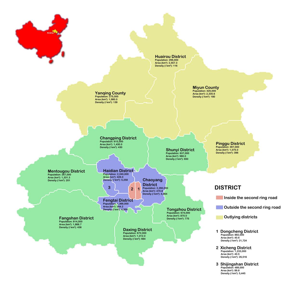 北京附近的地图