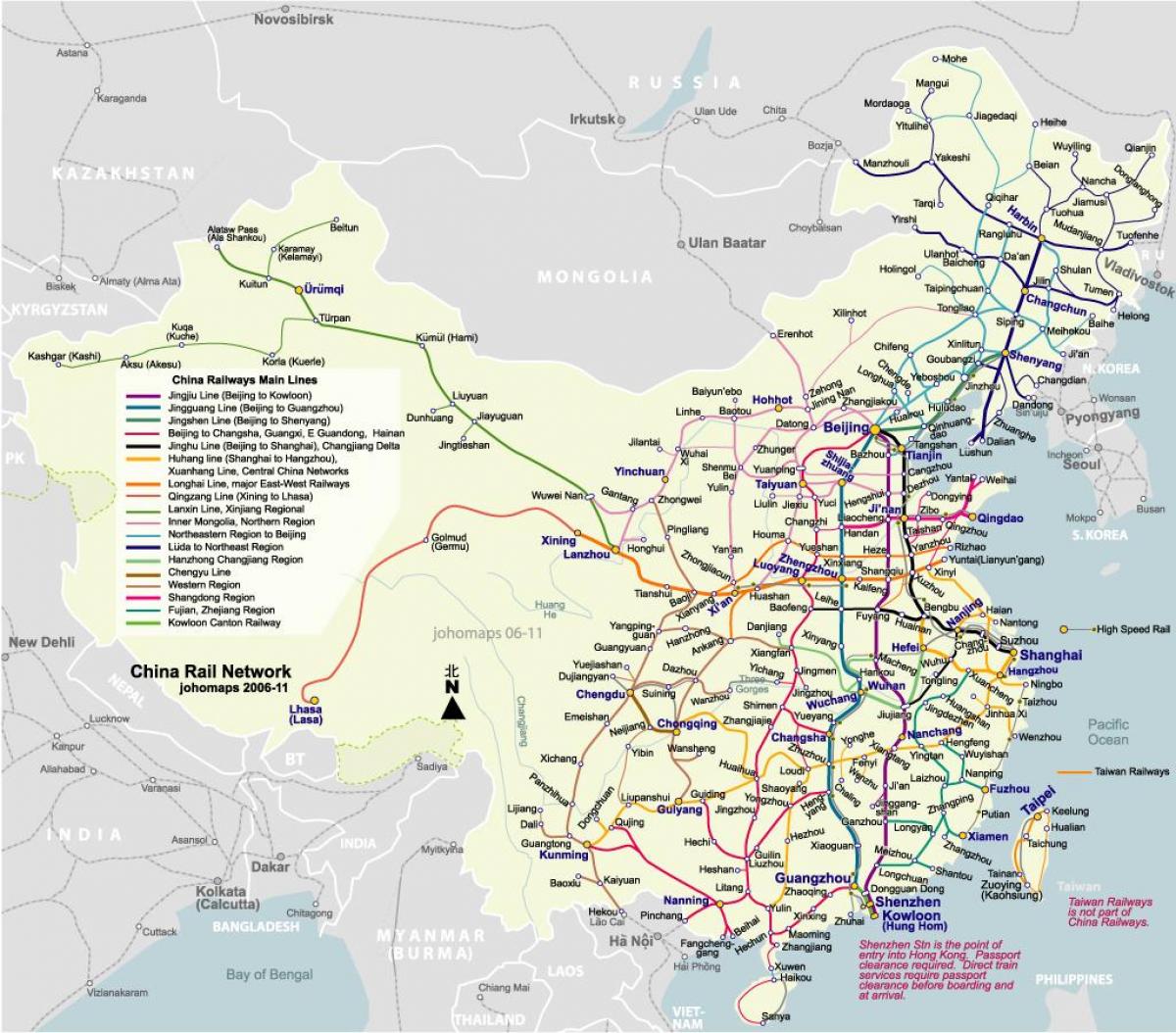 北京铁路地图
