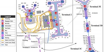 北京国际机场终端3个地图