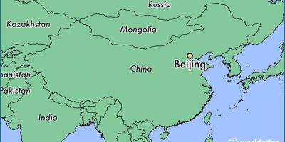 中国北京世界地图