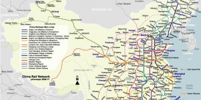 北京铁路地图