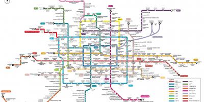 北京的地铁图2016