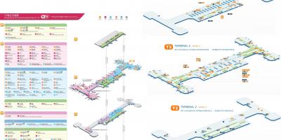 北京机场终端2地图
