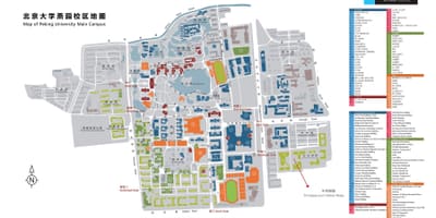 北京大学校园地图
