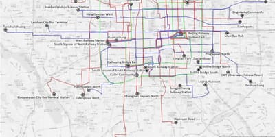 北京公交路线图
