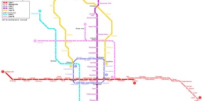 地图的北京地下城市