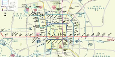 北京的地铁图