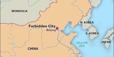 紫禁城的中国地图
