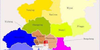 北京的中国地图
